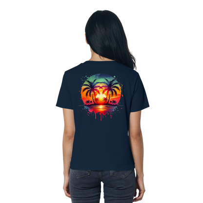 Tropical Sunset - Ladies Organic Shirt