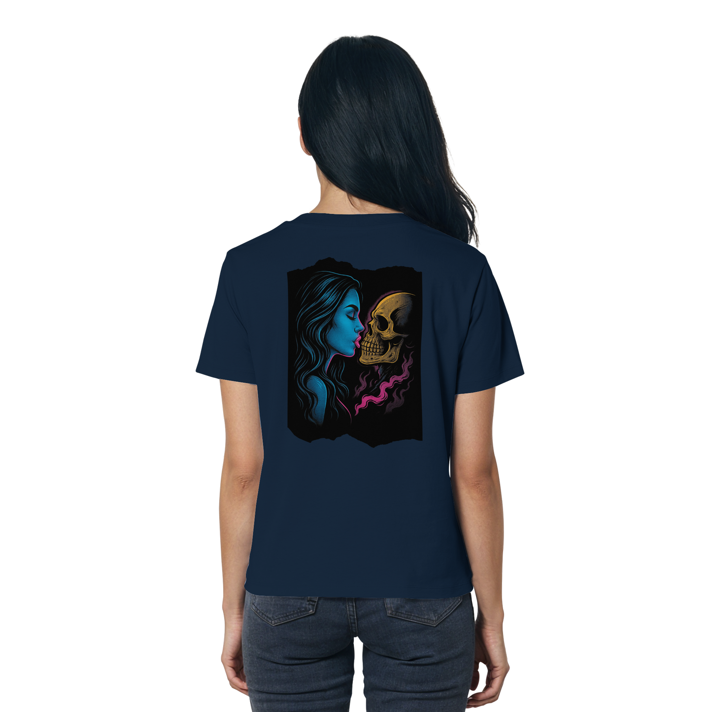 Kissing Skull - Ladies Organic Shirt