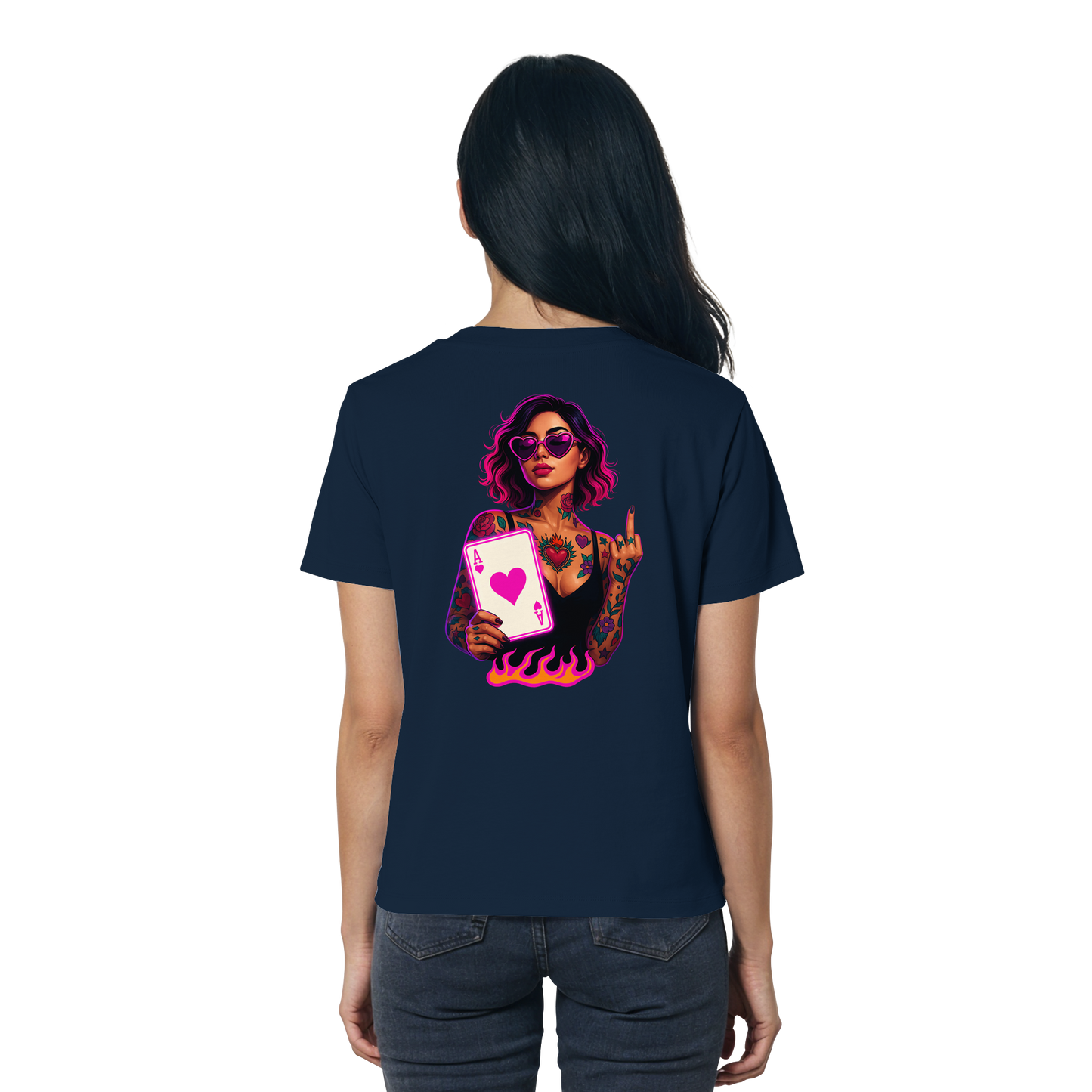 Queen of Hearts - Ladies Organic Shirt
