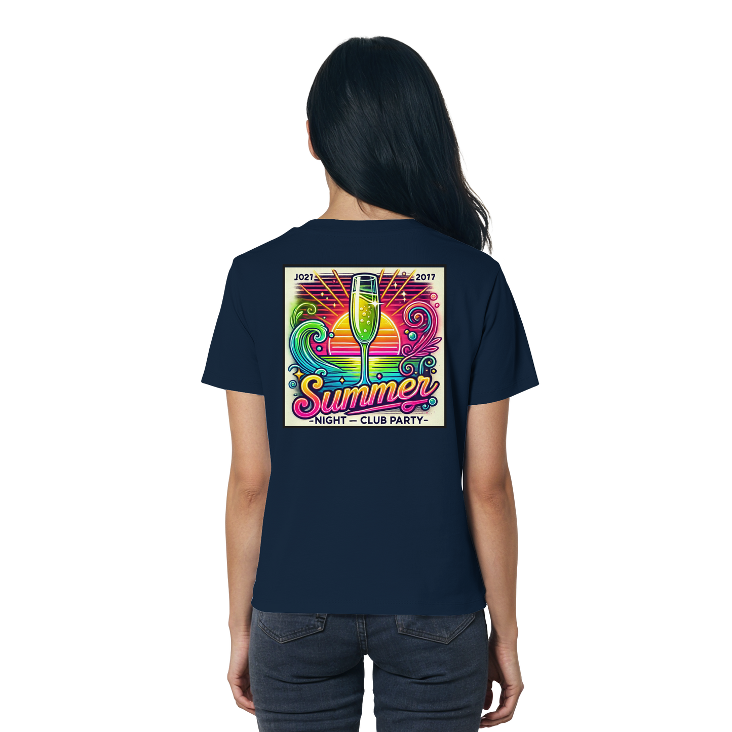 Summer Party Vibes - Ladies Organic Shirt