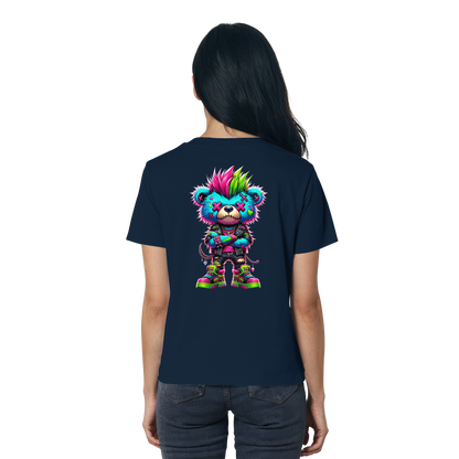 Punk Neon Teddy - Ladies Organic Shirt