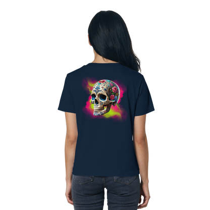 Floral Skull - Ladies Organic Shirt