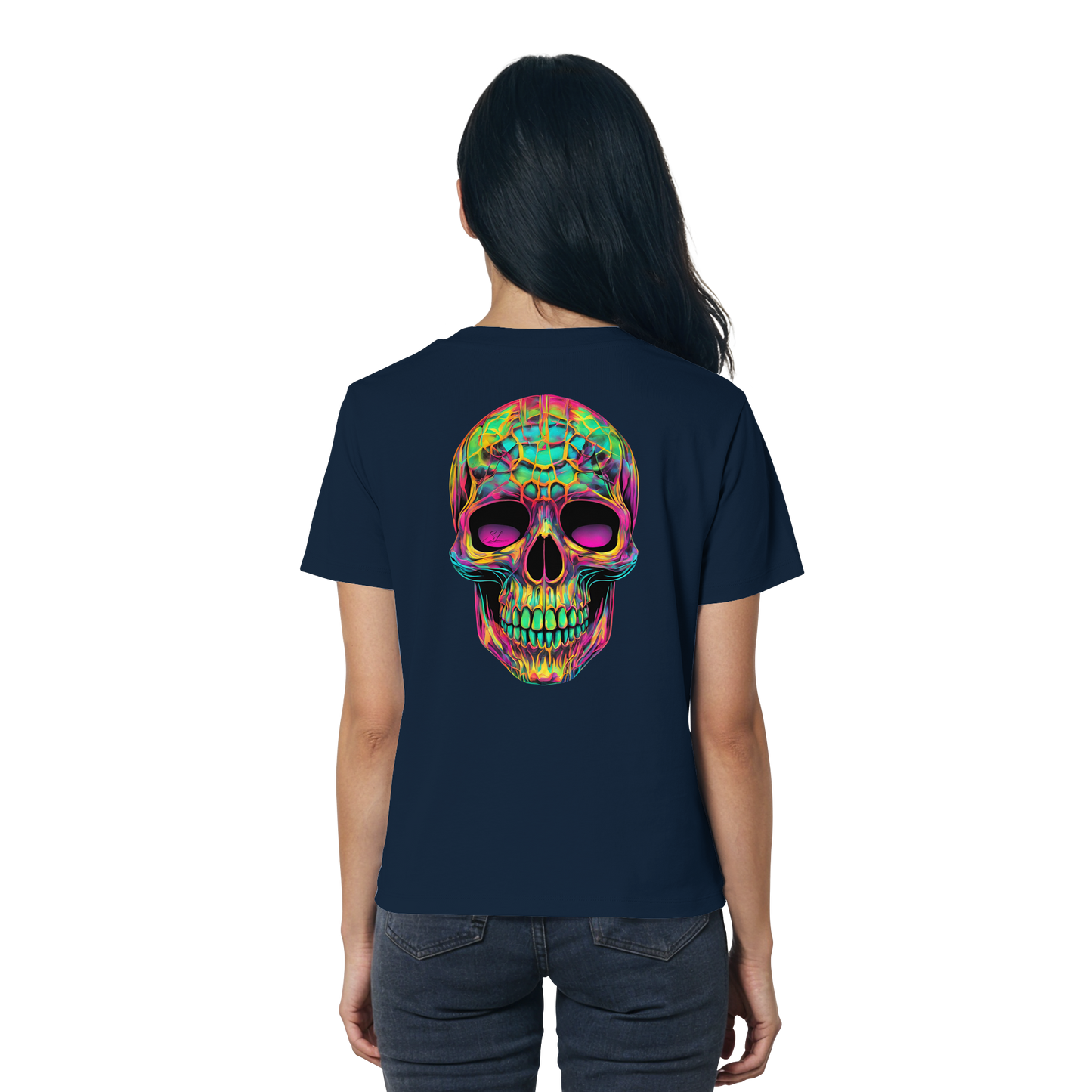 Psychedelic Skull - Ladies Organic Shirt