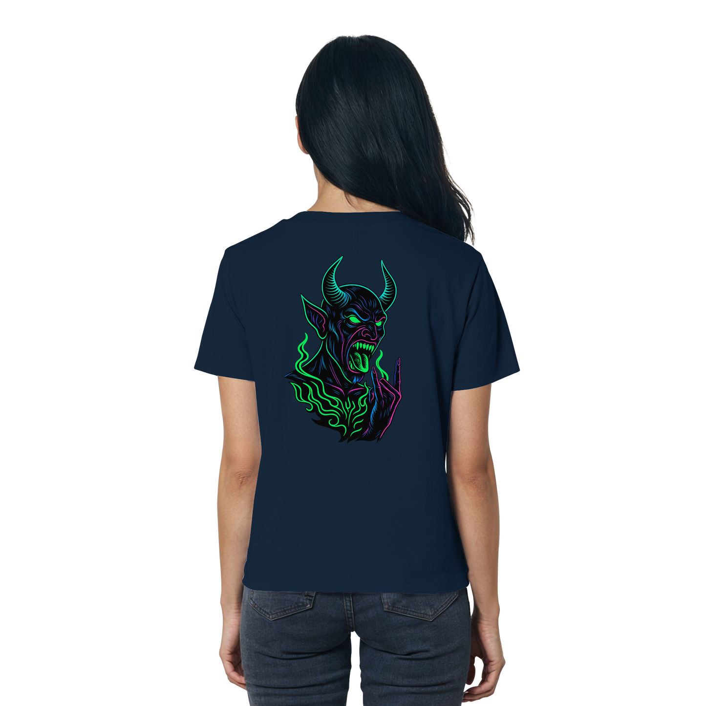 Neon Hellfire - Ladies Organic Shirt