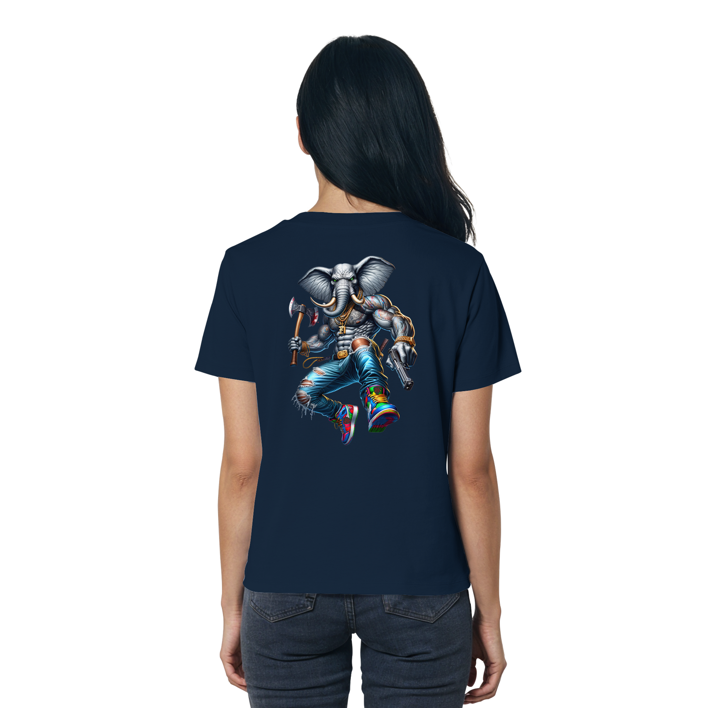 Elephant Warrior - Ladies Organic Shirt