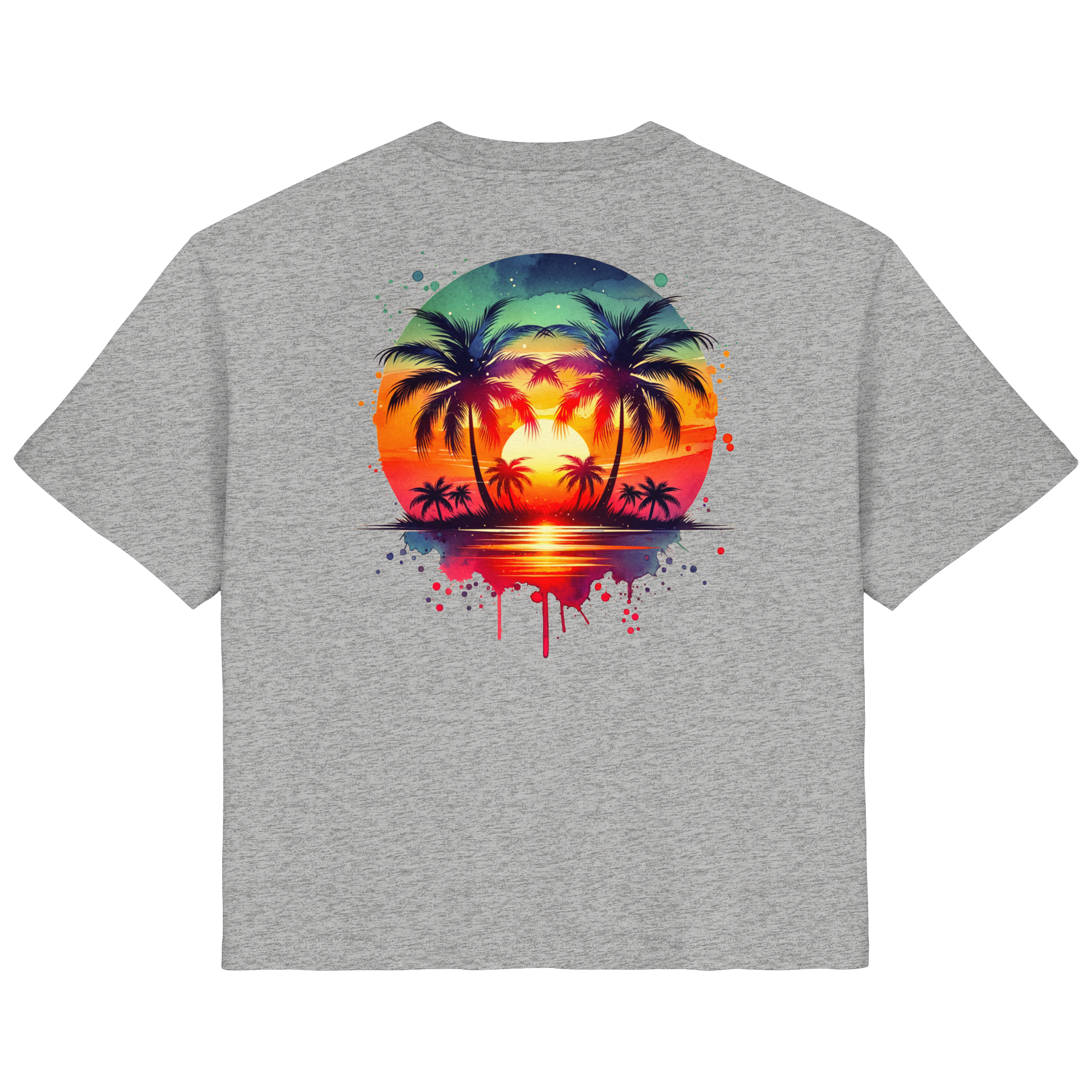 Tropical Sunset - Ladies Organic Shirt