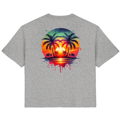 Tropical Sunset - Ladies Organic Shirt