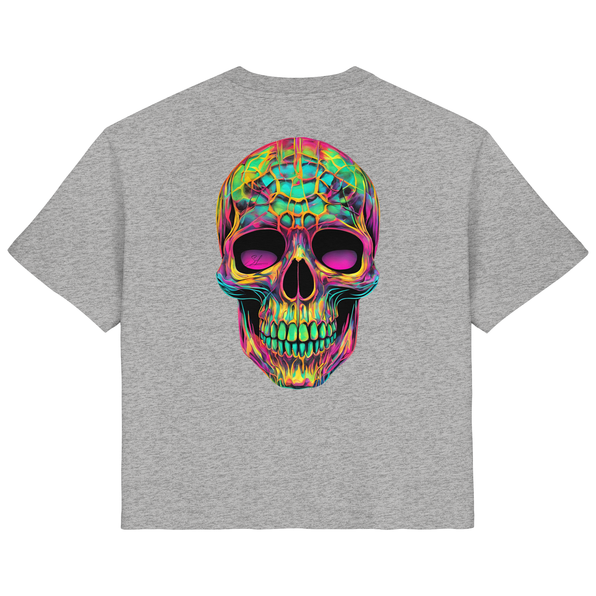 Psychedelic Skull - Ladies Organic Shirt