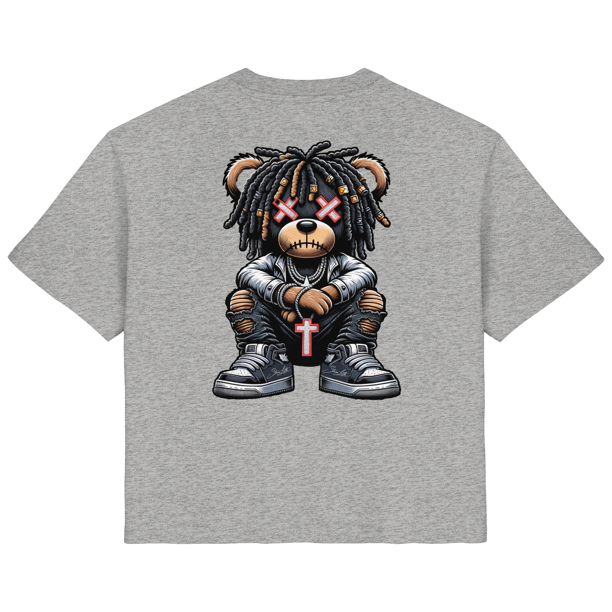 Bad Ass Teddy - Ladies Organic Shirt