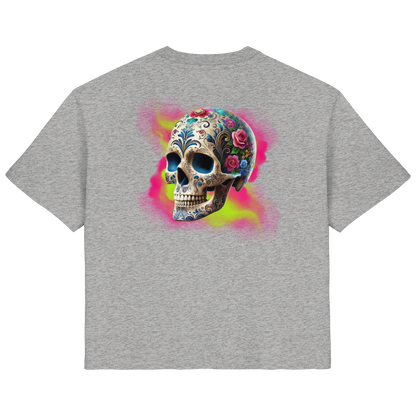 Floral Skull - Ladies Organic Shirt