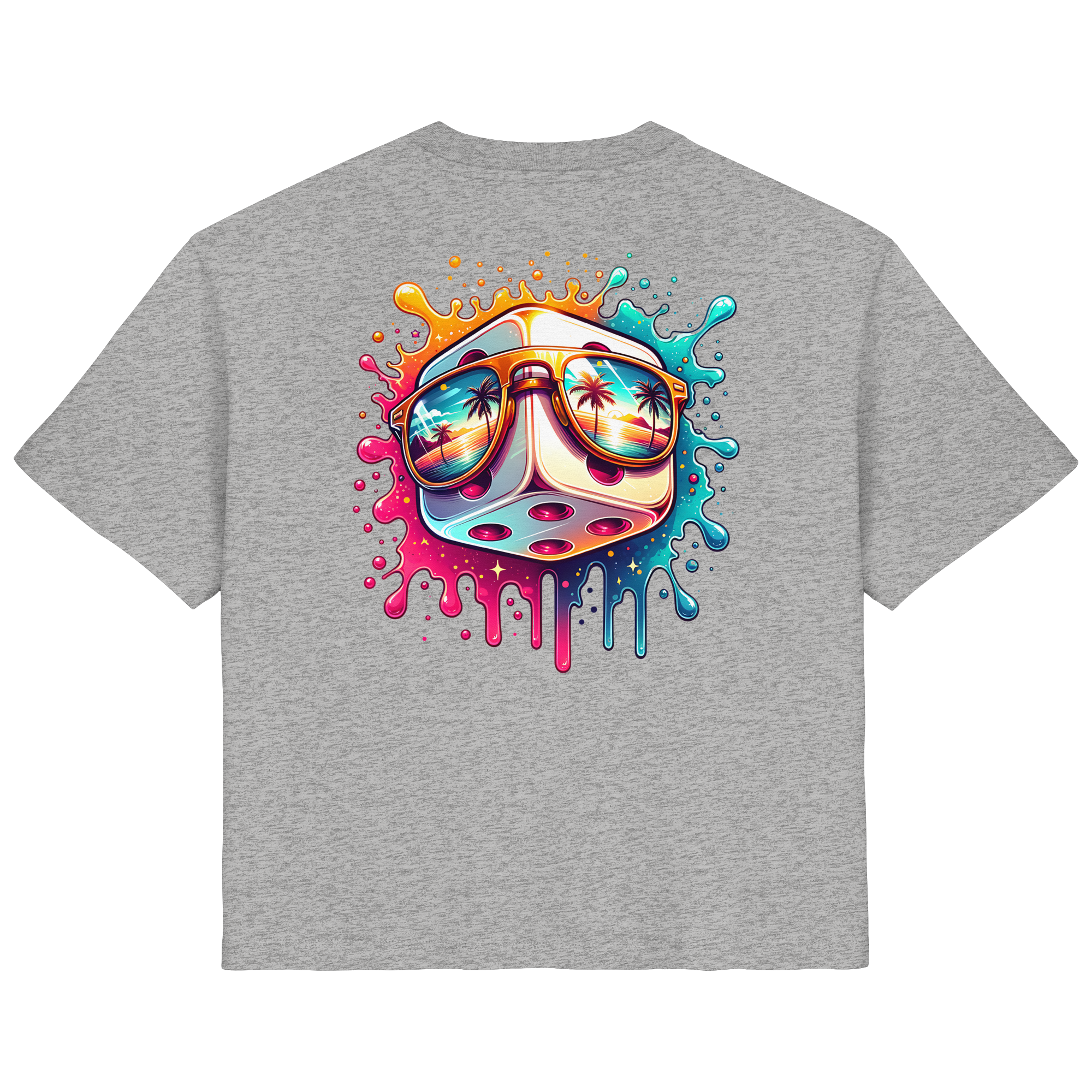 Sunset Vibes Dice - Ladies Organic Shirt