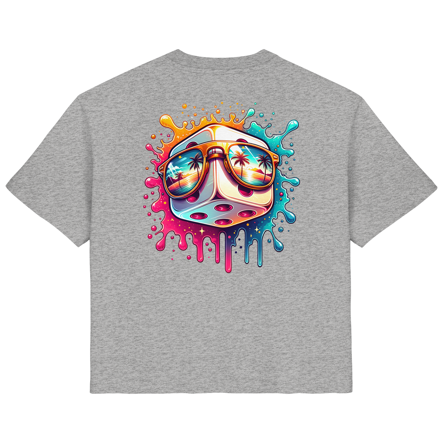 Sunset Vibes Dice - Ladies Organic Shirt