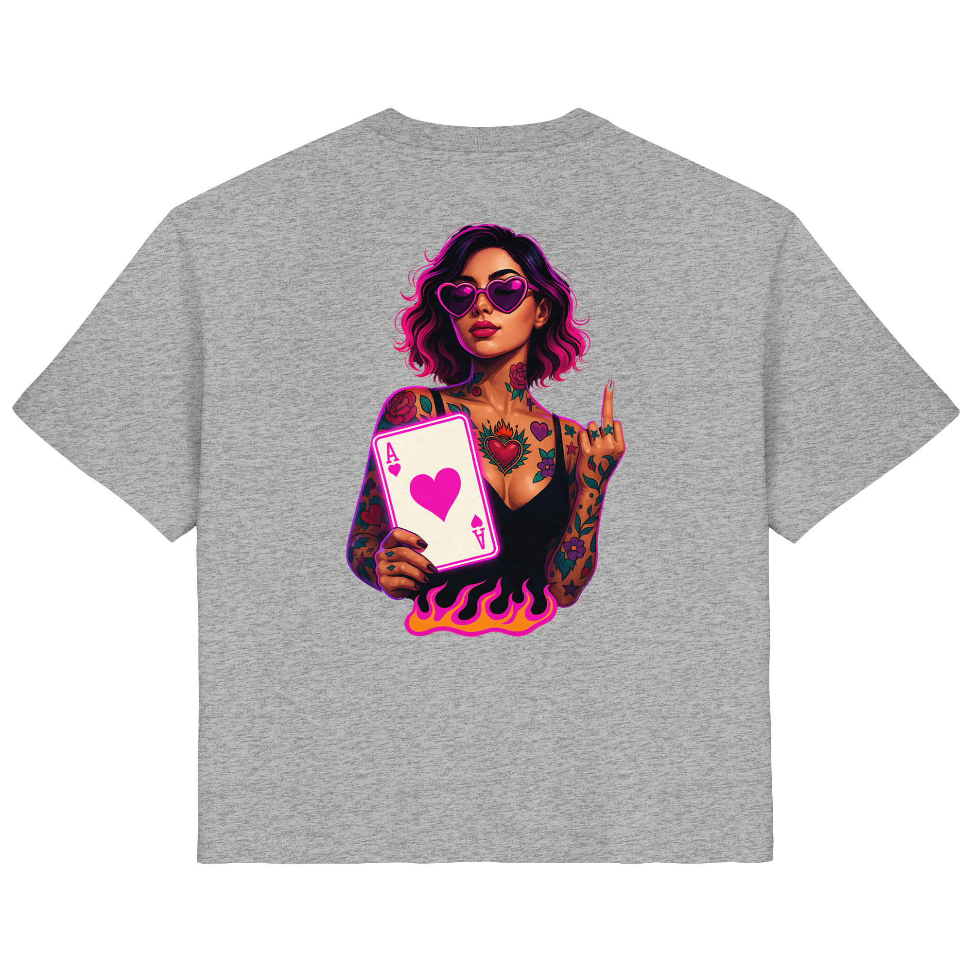 Queen of Hearts - Ladies Organic Shirt