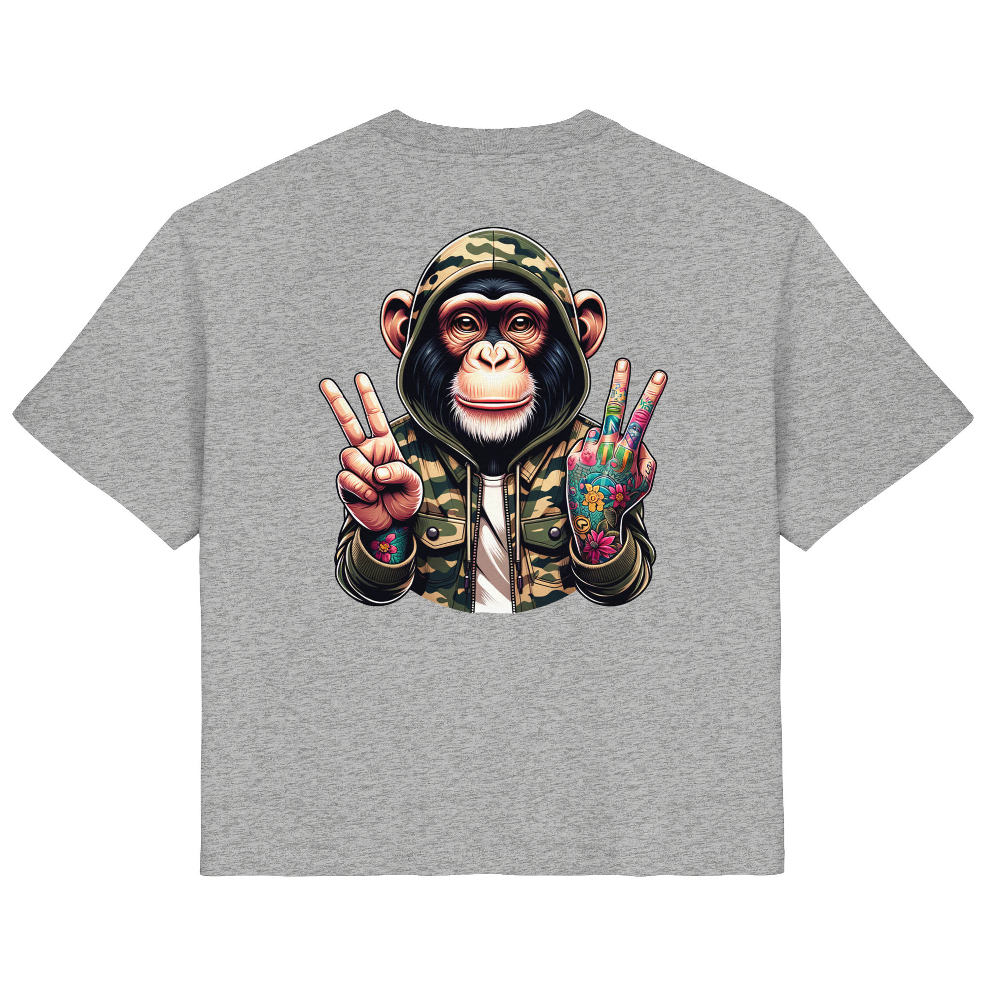 Jungle Ink Monkey - Ladies Organic Shirt