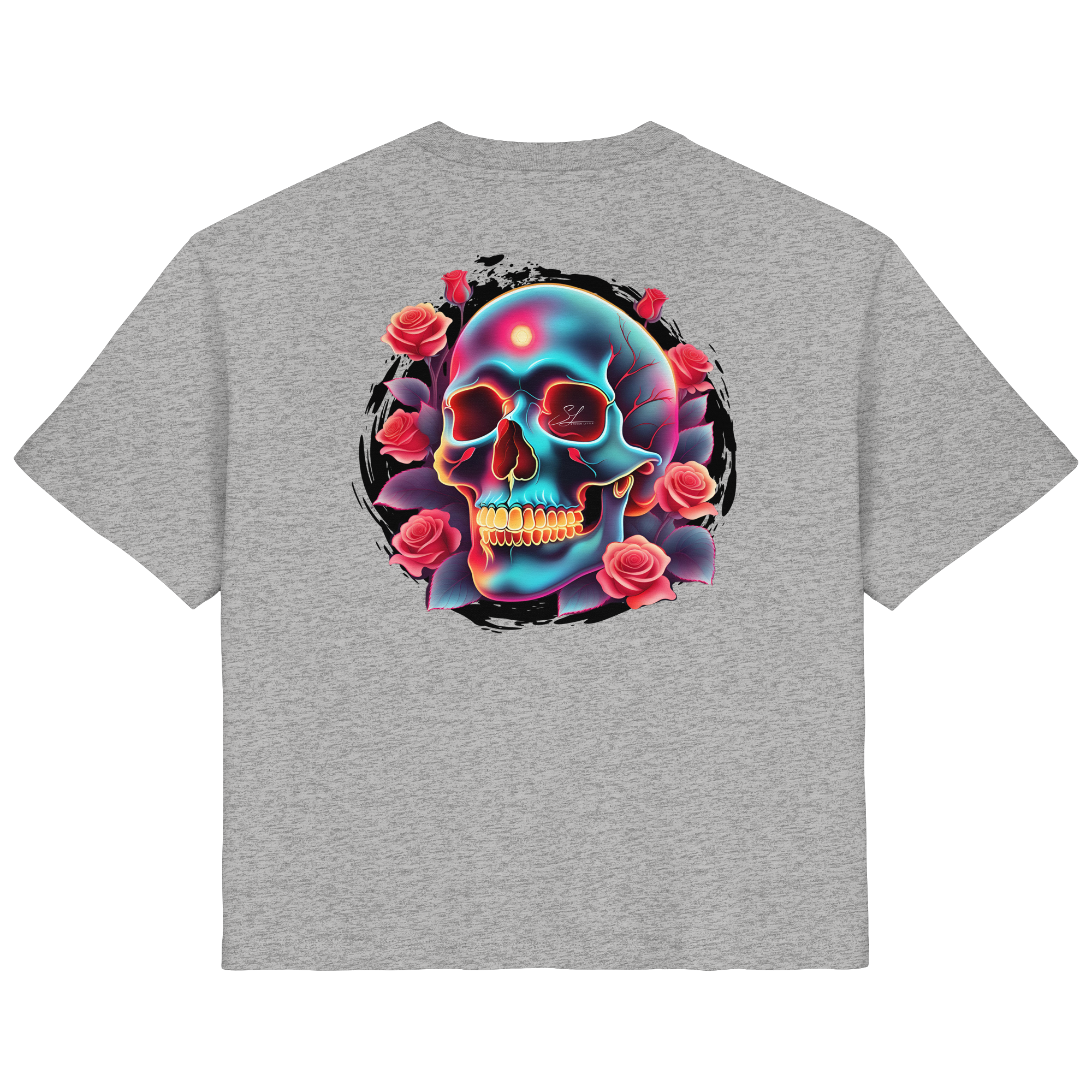 Glow Skull - T-shirt bio pour femme