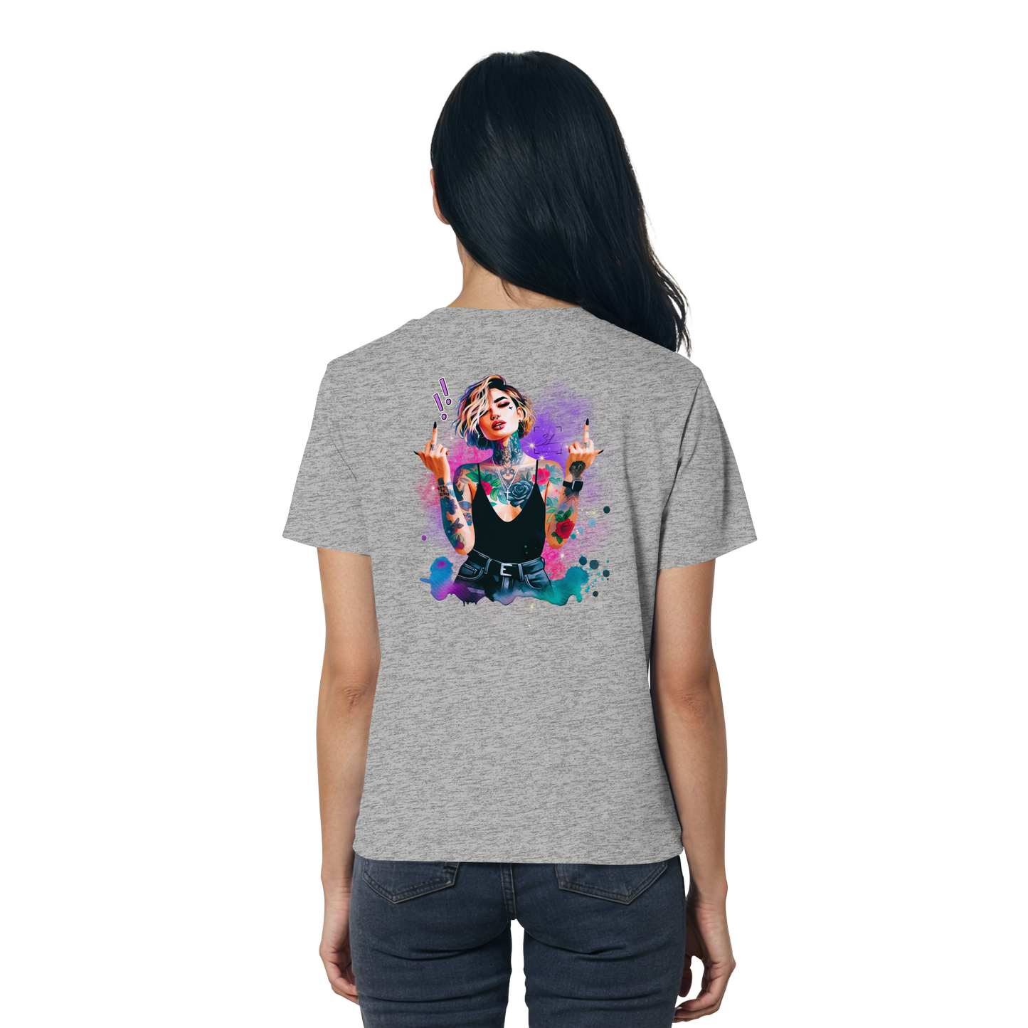 Rebel Rose - Ladies Organic Shirt
