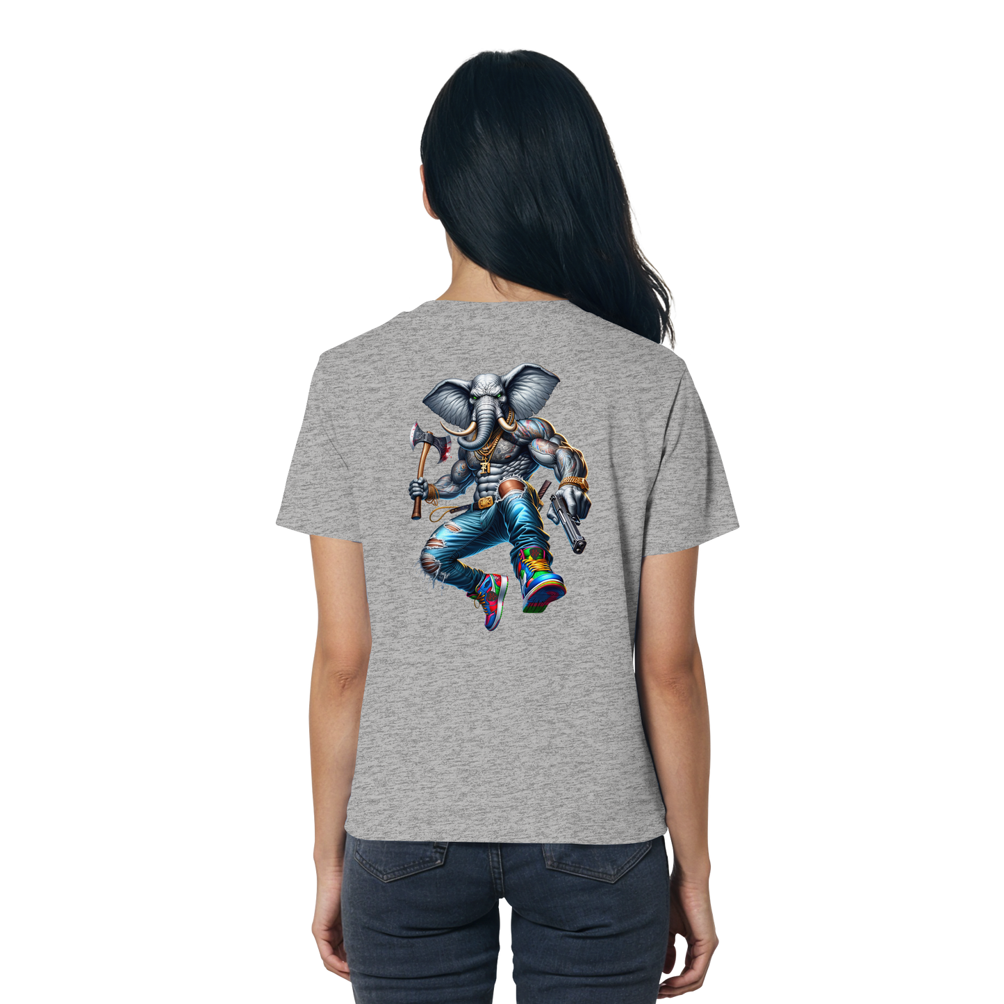 Elephant Warrior - Ladies Organic Shirt