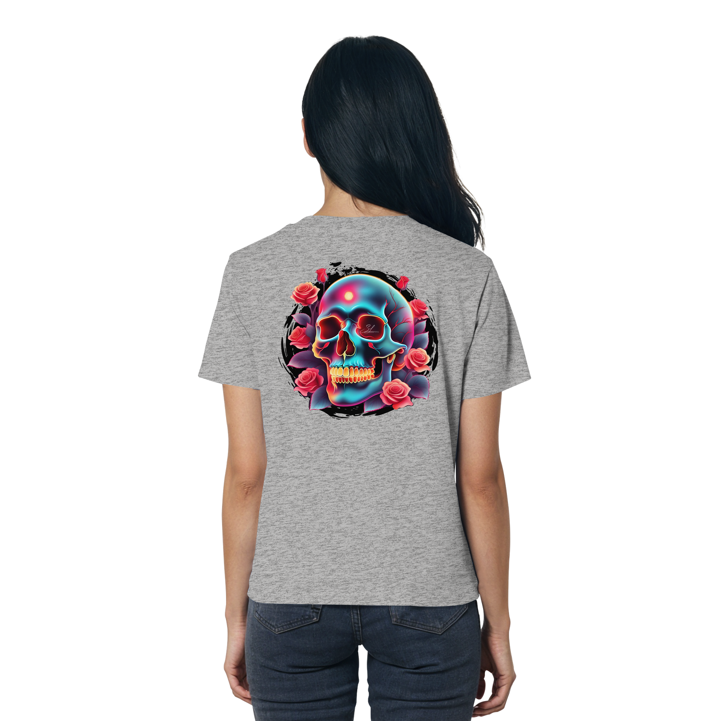 Glow Skull - Ladies Organic Shirt