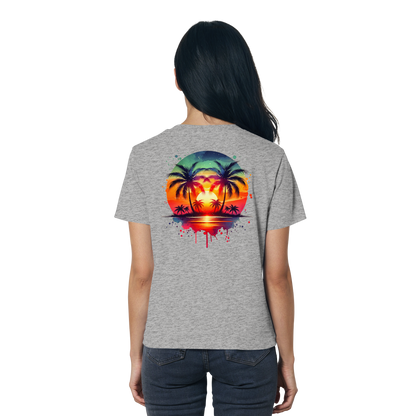 Tropical Sunset - Ladies Organic Shirt