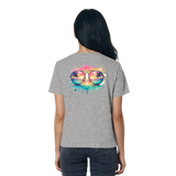 Tropical Sunset Glasses - Ladies Organic Shirt