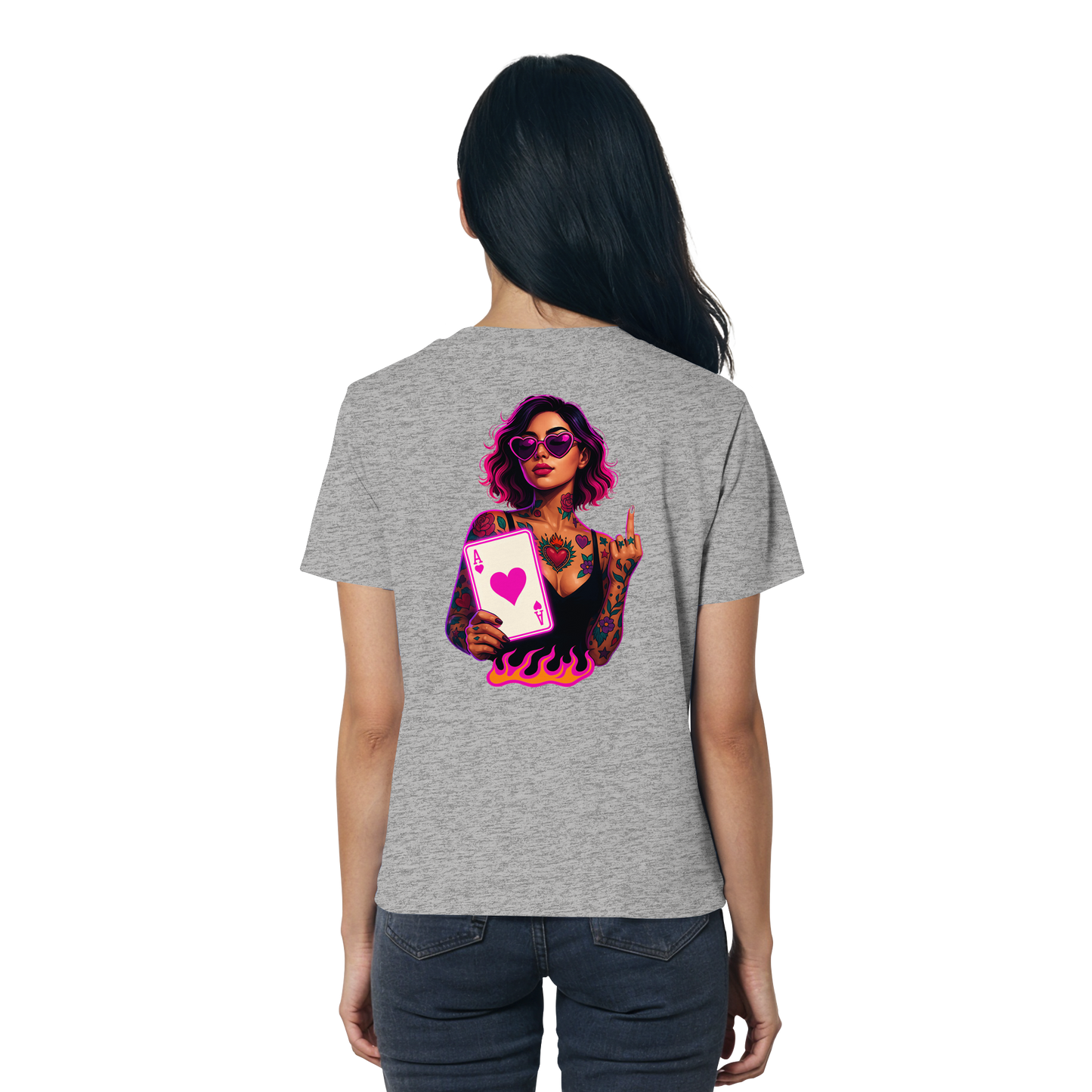 Queen of Hearts - Ladies Organic Shirt