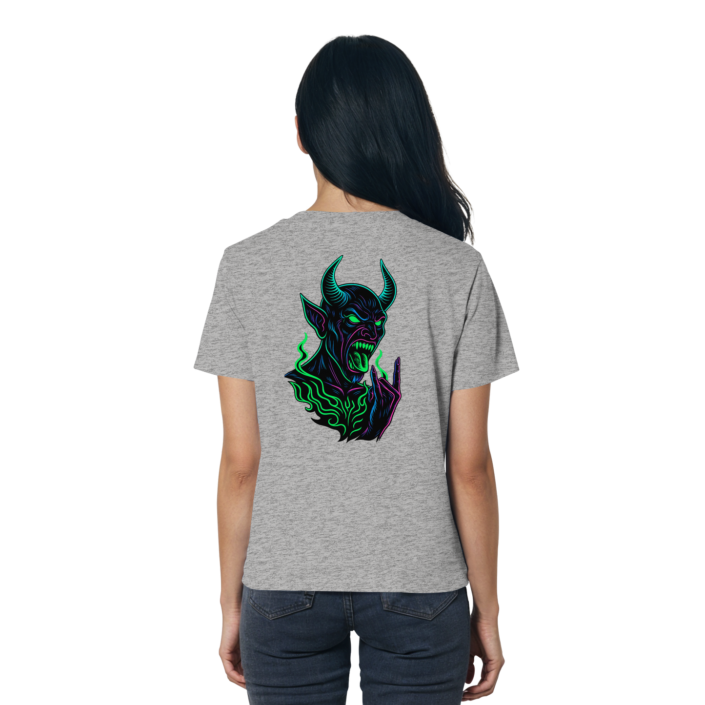 Neon Hellfire - Ladies Organic Shirt