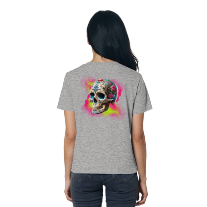 Floral Skull - Ladies Organic Shirt