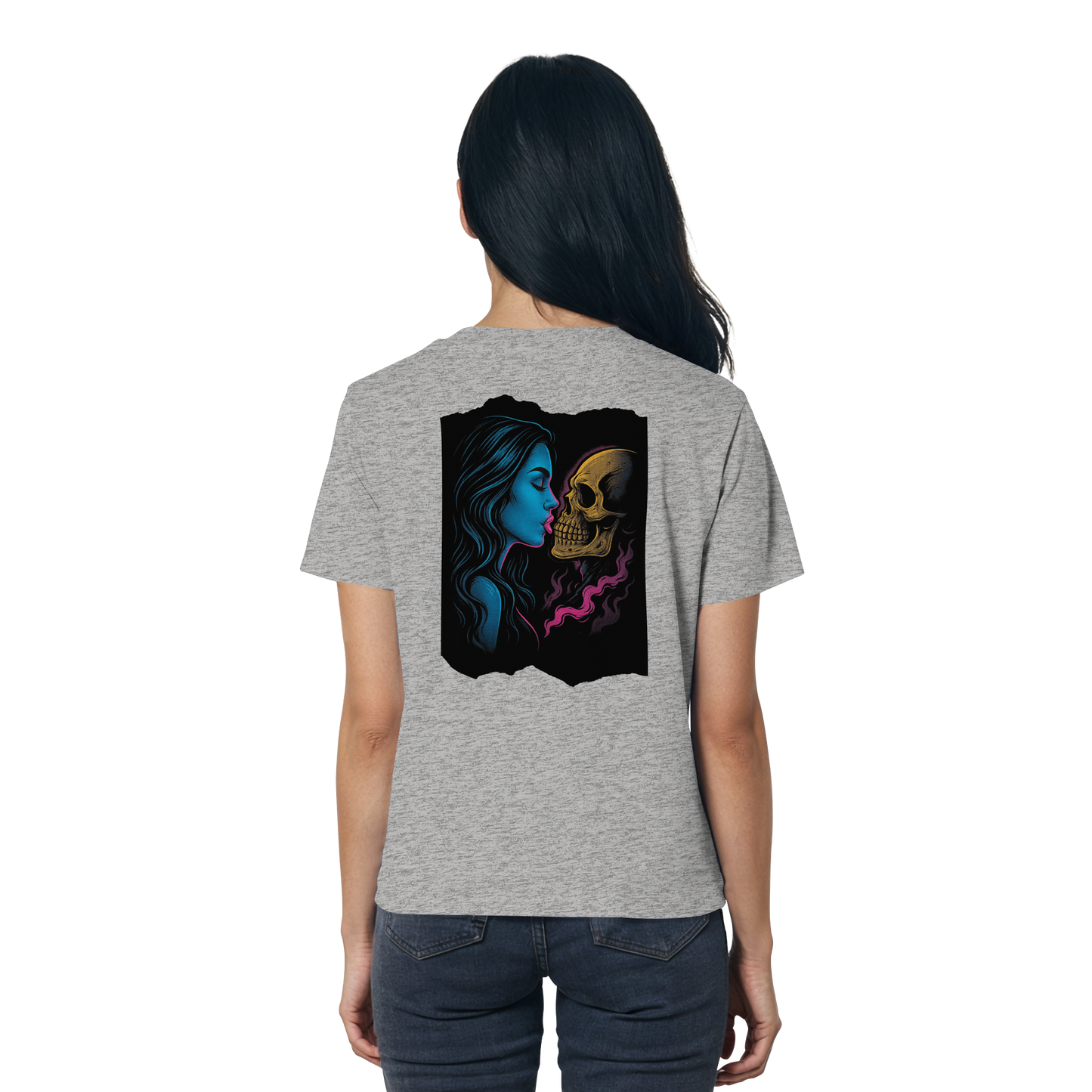 Kissing Skull - Ladies Organic Shirt