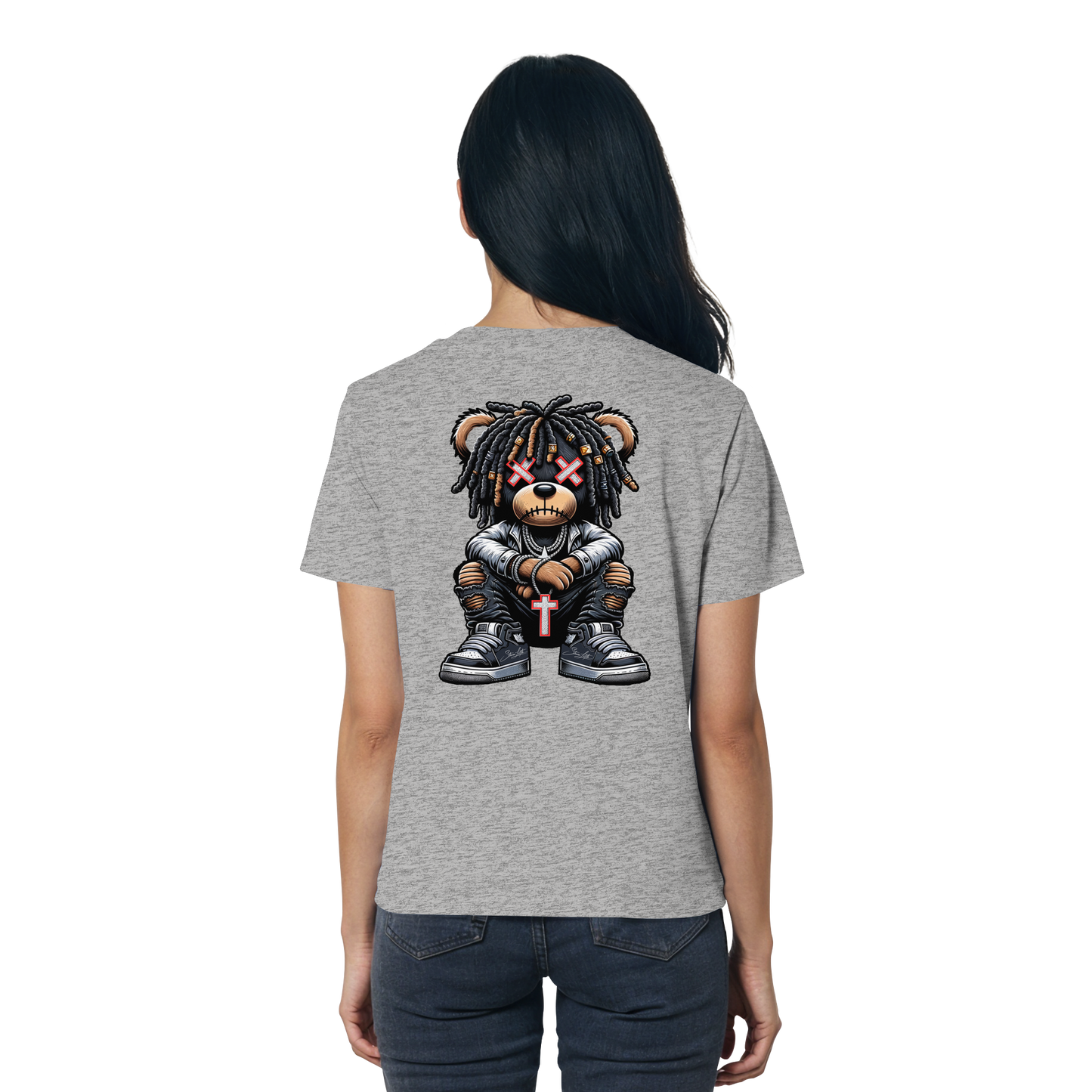 Bad Ass Teddy - Ladies Organic Shirt
