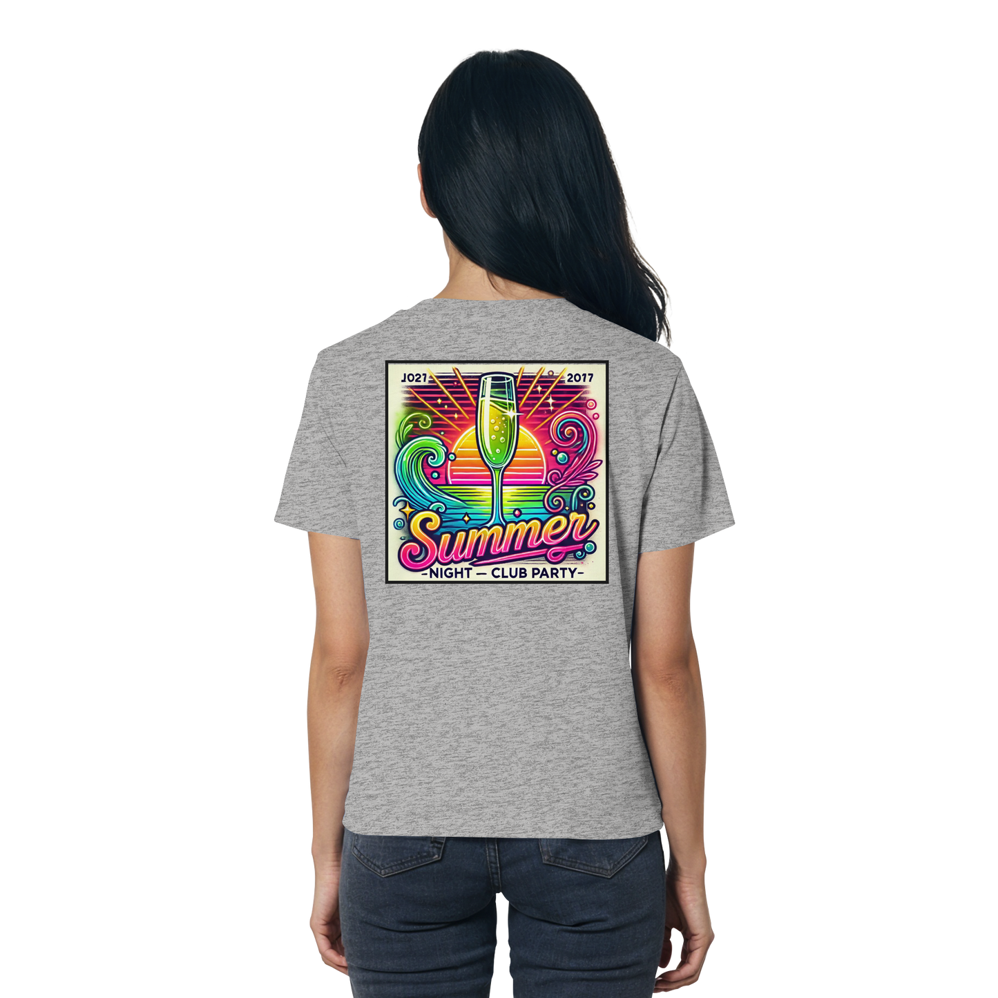 Summer Party Vibes - Ladies Organic Shirt