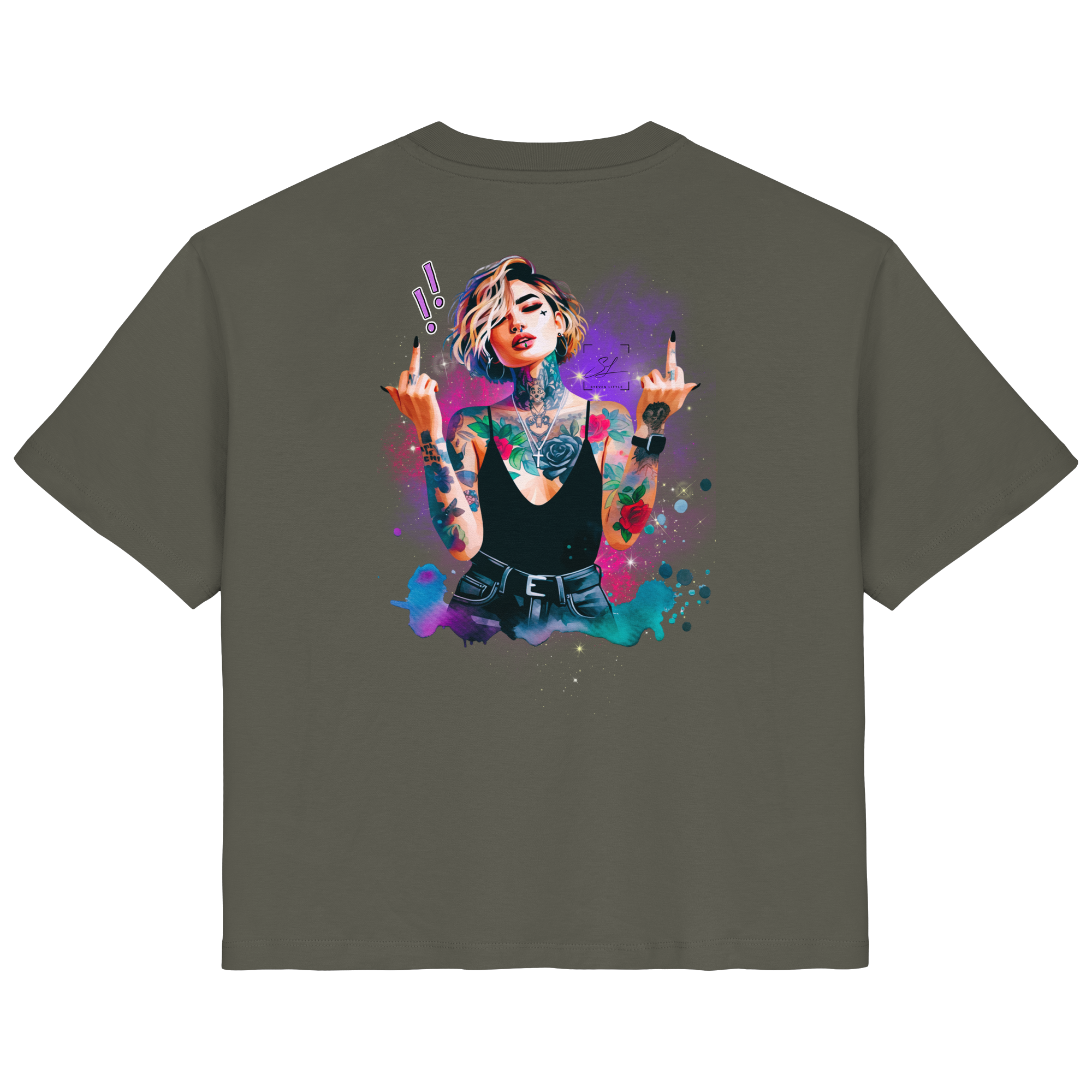 Rebel Rose - Chemise bio pour femme