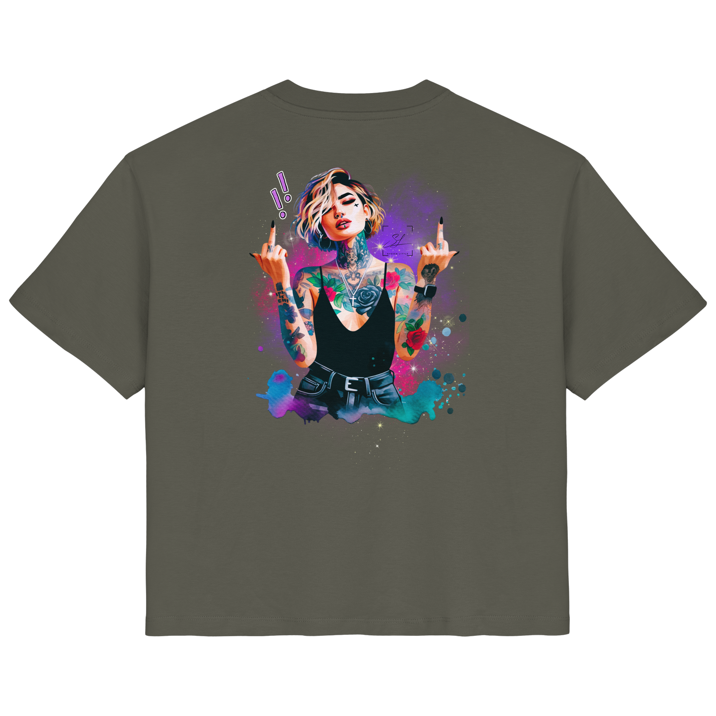 Rebel Rose - Ladies Organic Shirt