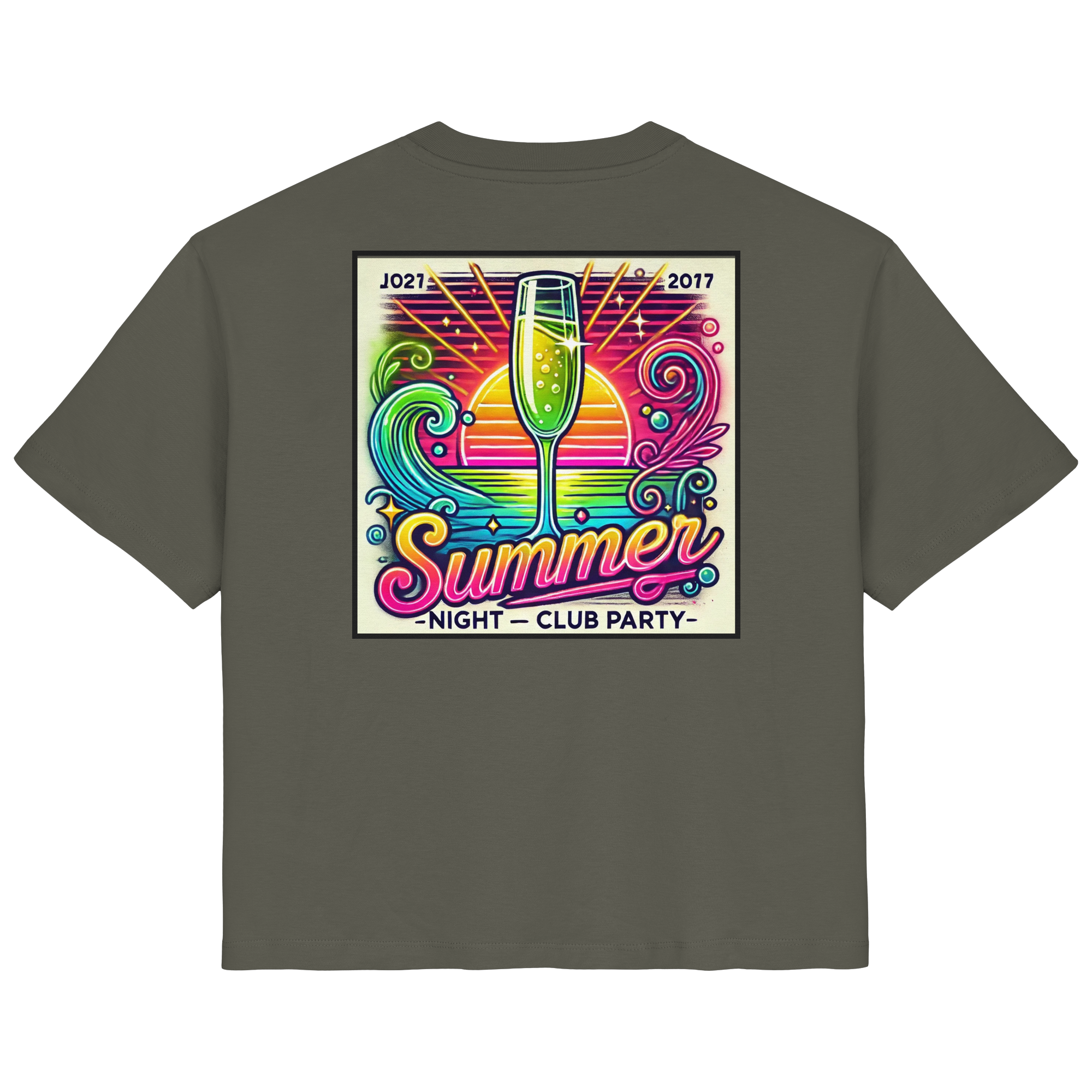 Summer Party Vibes - Ladies Organic Shirt