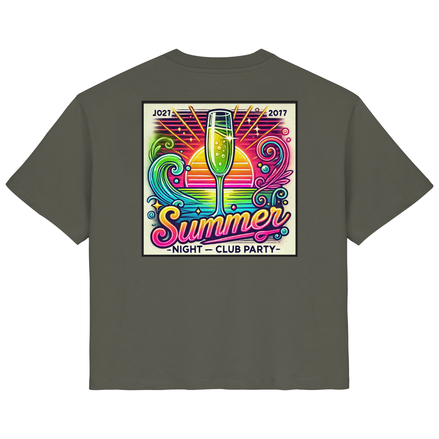 Summer Party Vibes - Ladies Organic Shirt