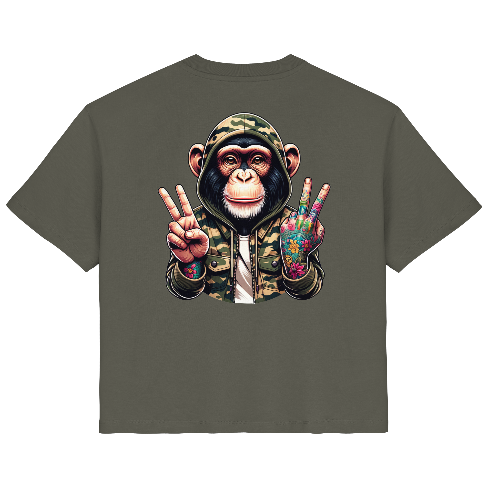 Jungle Ink Monkey - Ladies Organic Shirt