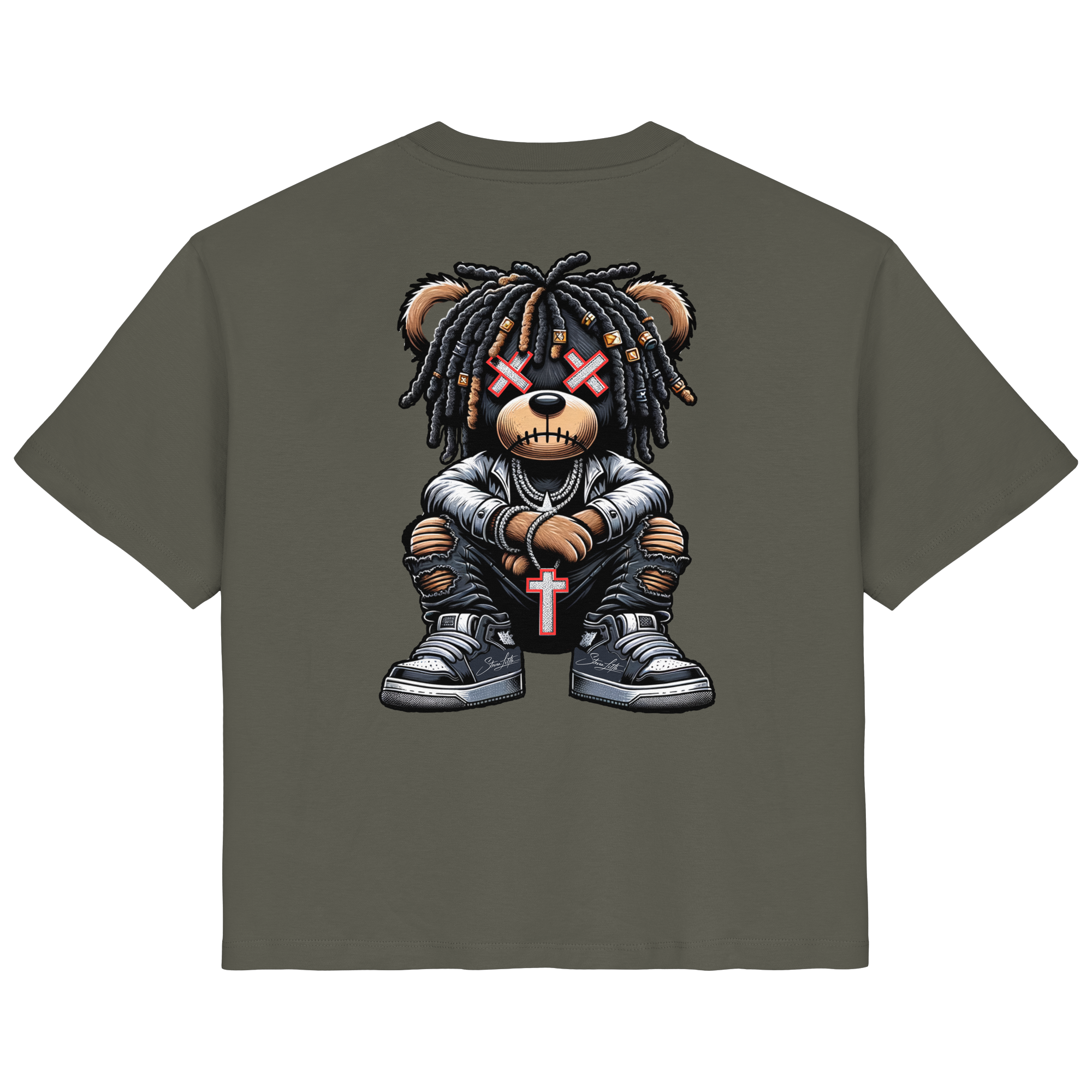 Bad Ass Teddy - Ladies Organic Shirt