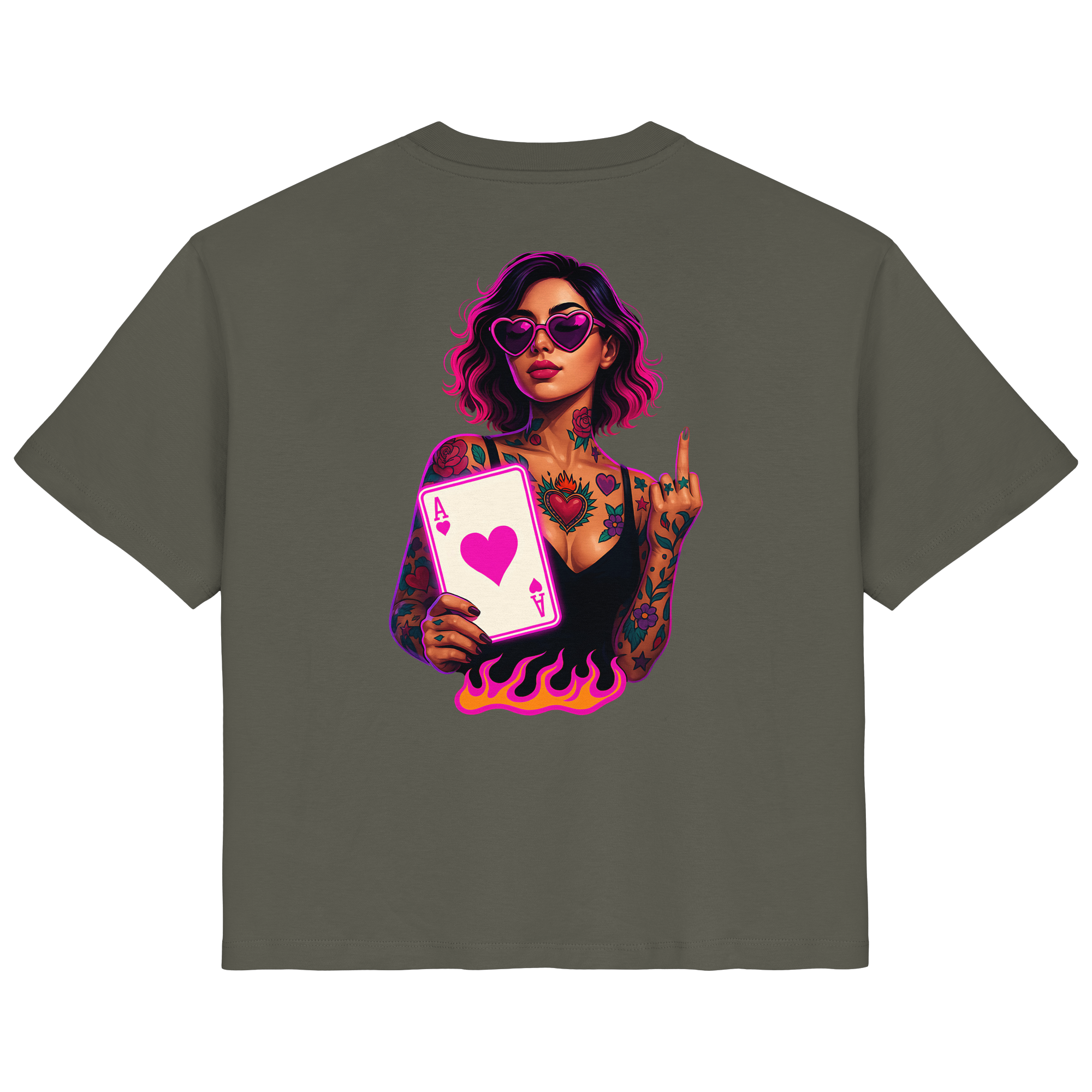 Queen of Hearts - Ladies Organic Shirt