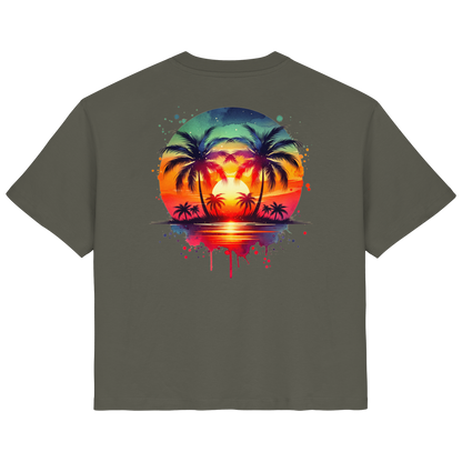 Tropical Sunset - Ladies Organic Shirt