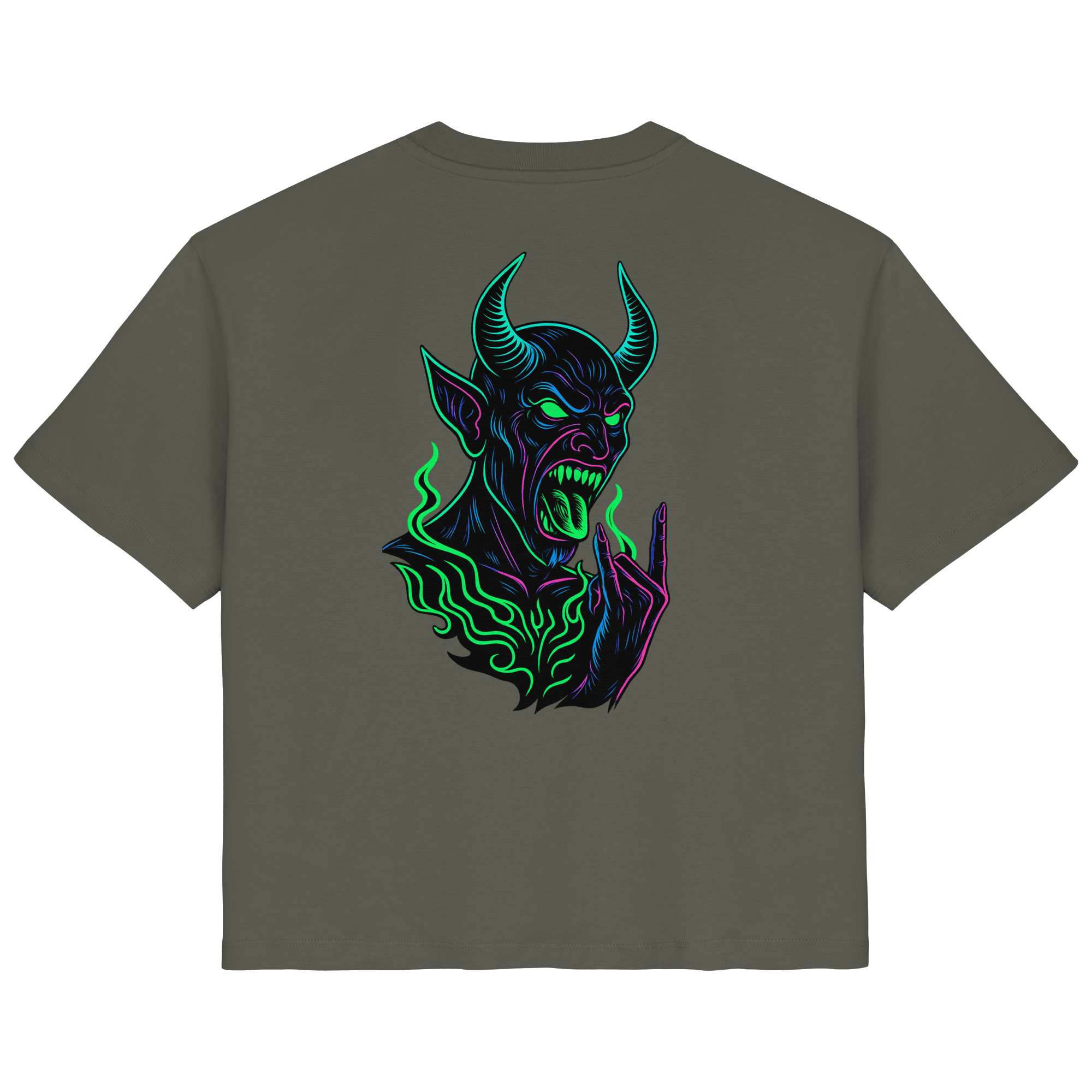 Neon Hellfire - Ladies Organic Shirt