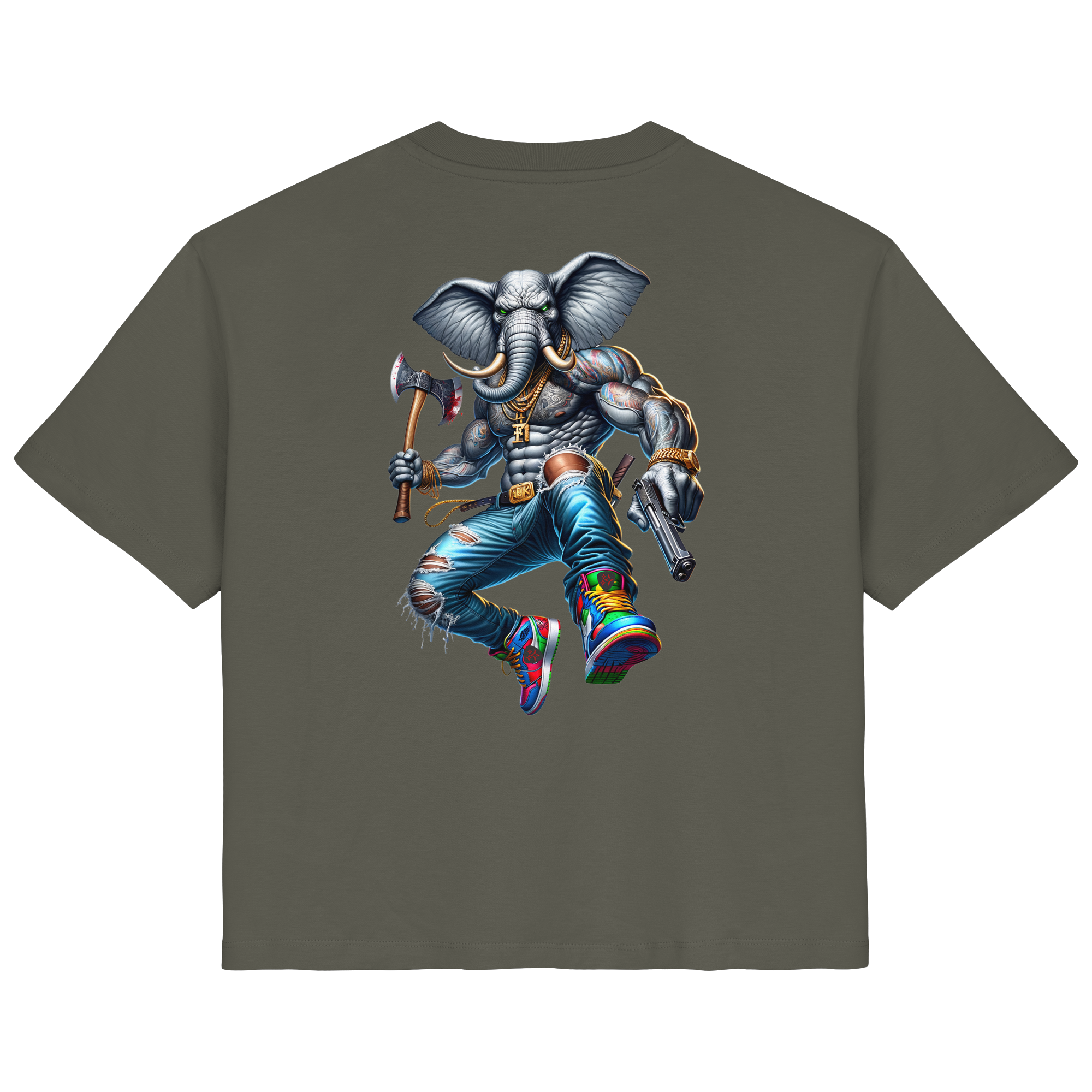 Elephant Warrior - Ladies Organic Shirt