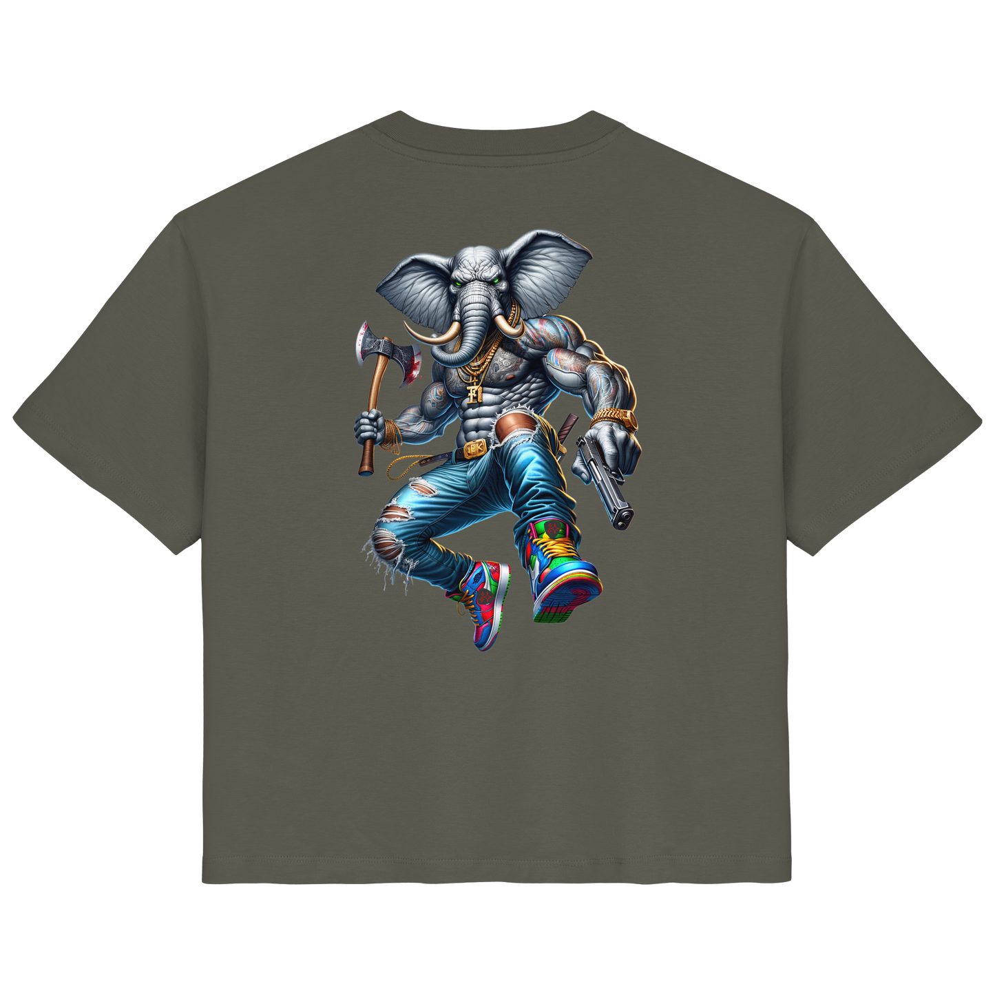 Elephant Warrior - Ladies Organic Shirt