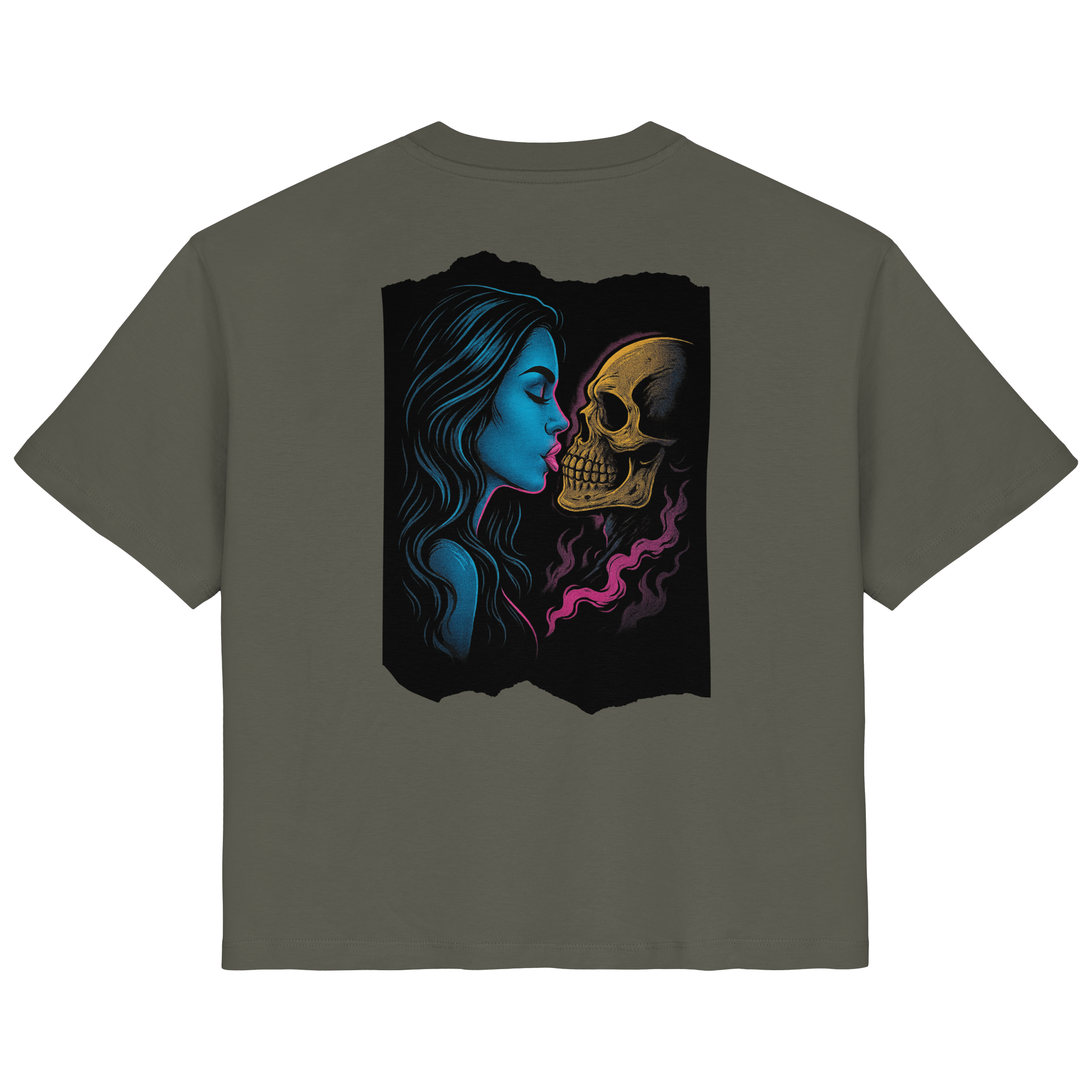 Kissing Skull - Ladies Organic Shirt
