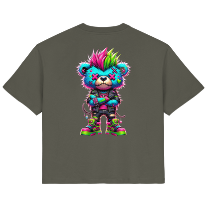 Punk Neon Teddy - Ladies Organic Shirt