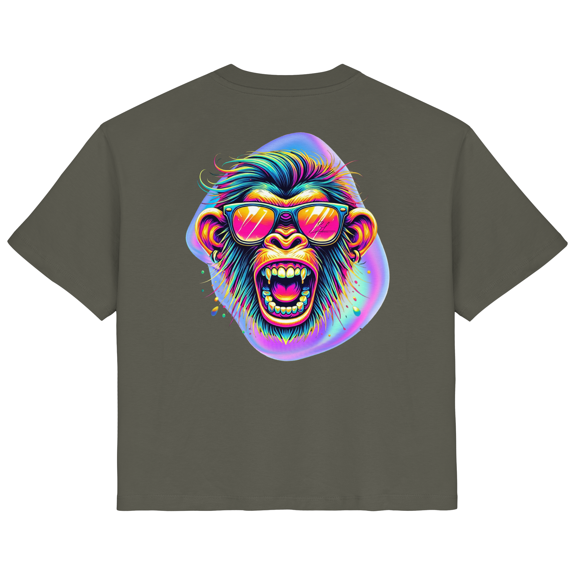 Crazy Chimp - T-shirt bio pour femme