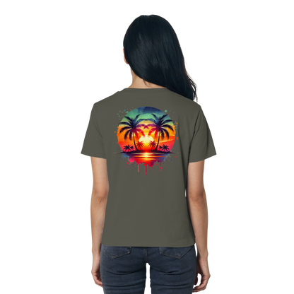 Tropical Sunset - Ladies Organic Shirt