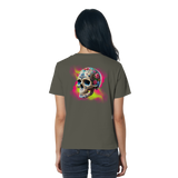 Floral Skull - Ladies Organic Shirt