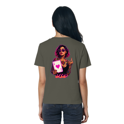 Queen of Hearts - Ladies Organic Shirt