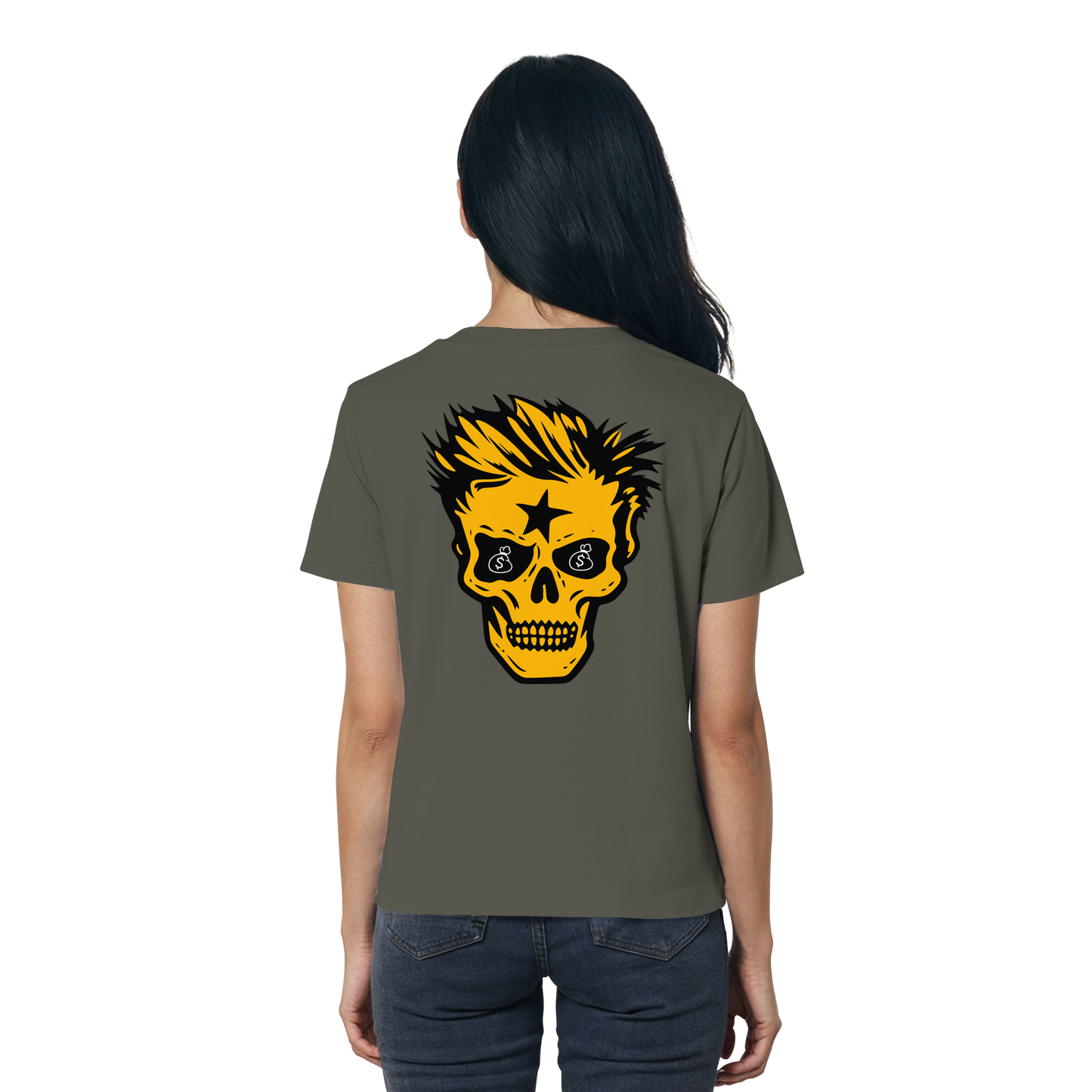 Golden Skull - Ladies Organic Shirt