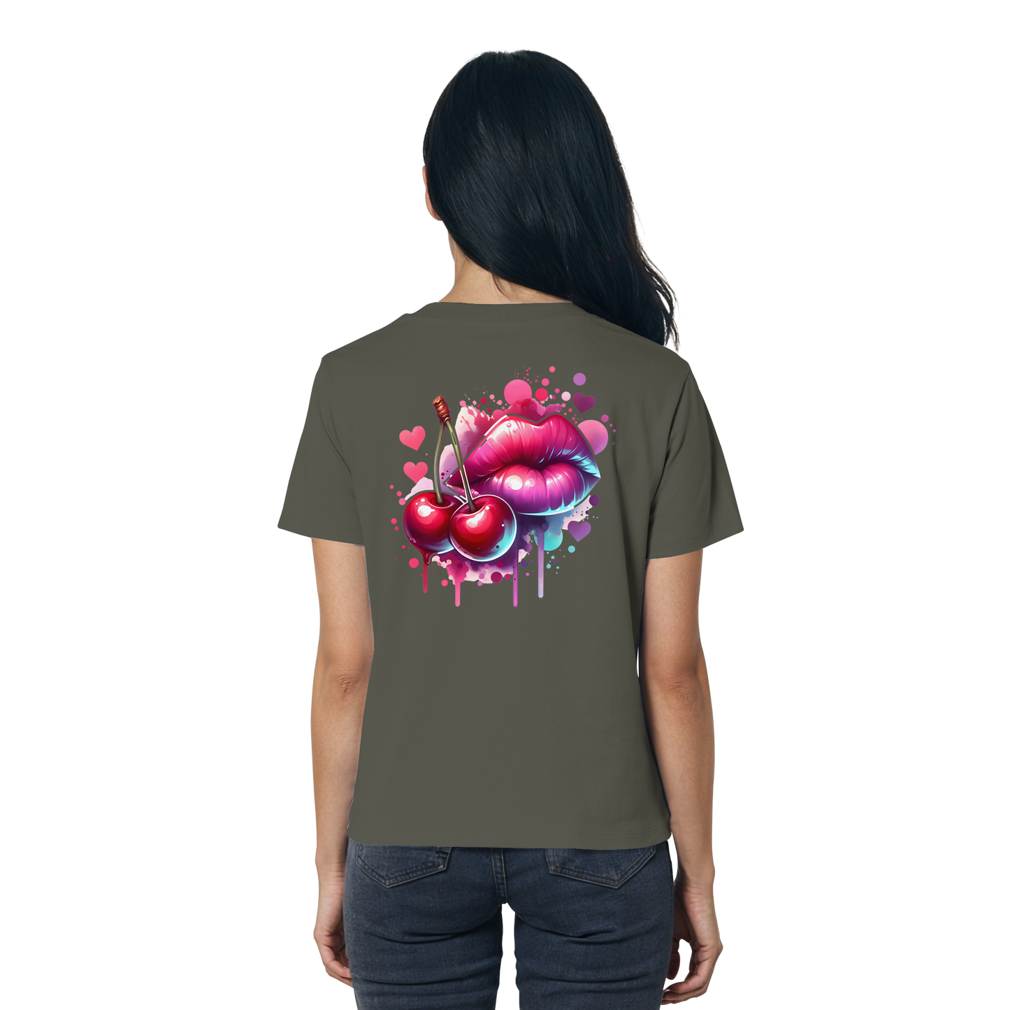 Cherry Kisses - Ladies Organic Shirt