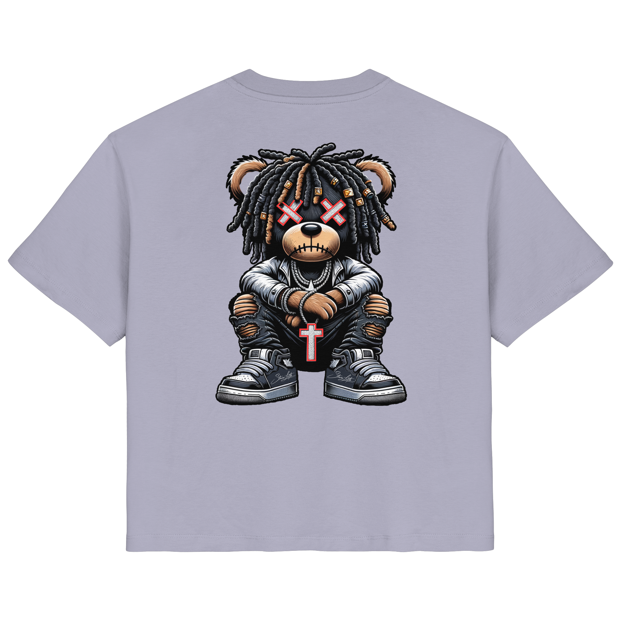 Bad Ass Teddy - Ladies Organic Shirt